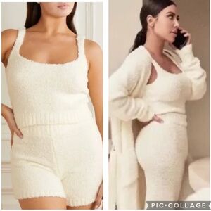 Skims‎ Cozy Knit Boucle Tank Top Bone 2X/3X